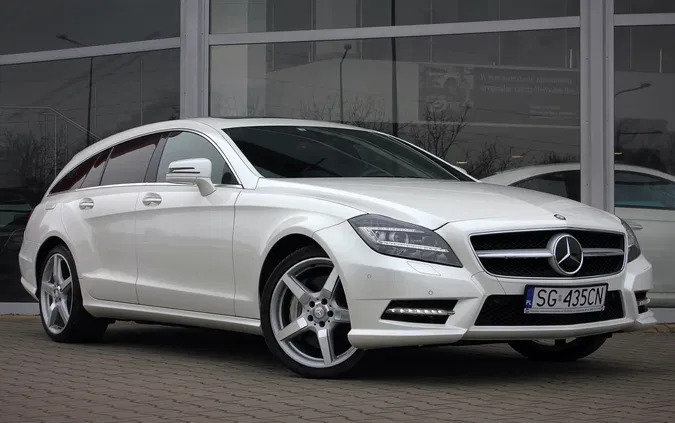 śląskie Mercedes-Benz CLS cena 139900 przebieg: 58000, rok produkcji 2012 z Głubczyce